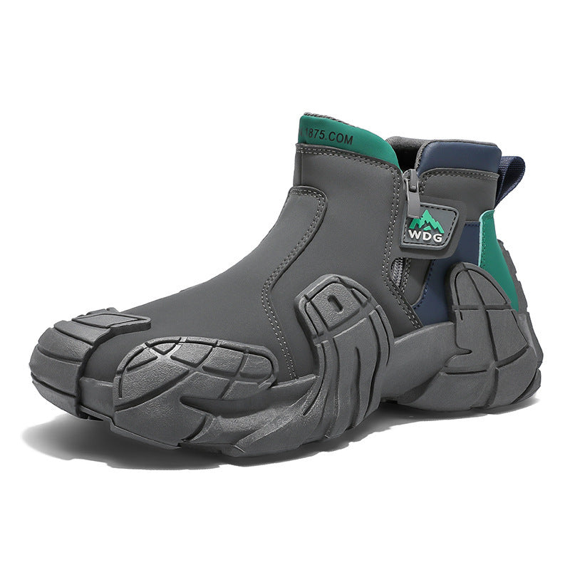 Damen modische wasserdichte Stiefeletten mit hohem Komfort und rutschfester Sohle R&B