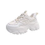 Damen Sportliche Sneaker mit atmungsaktiver Mesh-Oberfläche R&B