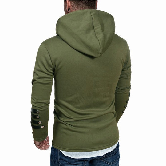 Herren lässiger Hoodie mit akzenten R&B