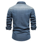 Herren Karohemd im modernen Slim-Fit-Stil mit Brusttaschen