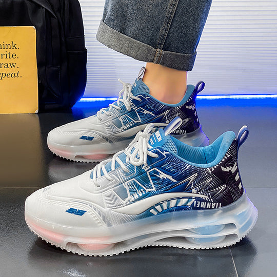 Damen Sportliche Air Cushion Sneakers mit atmungsaktiver Mesh-Oberfläche R&B