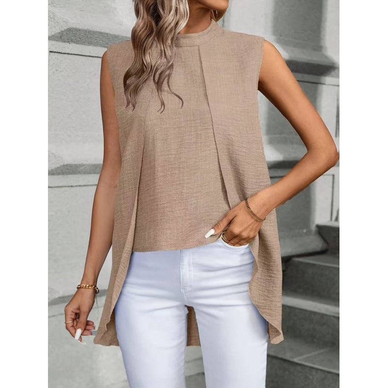 Damen Elegantes Trägershirt mit fließendem Schnitt und lässigem Fall R&B