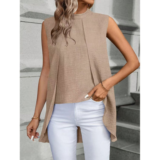 Damen Elegantes Trägershirt mit fließendem Schnitt und lässigem Fall R&B