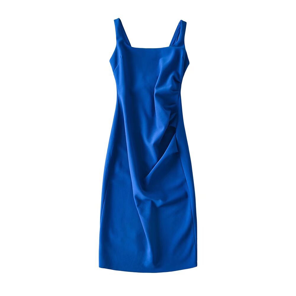 Damen figurbetontes Midi-Kleid mit elegantem Rüschendetail R&B