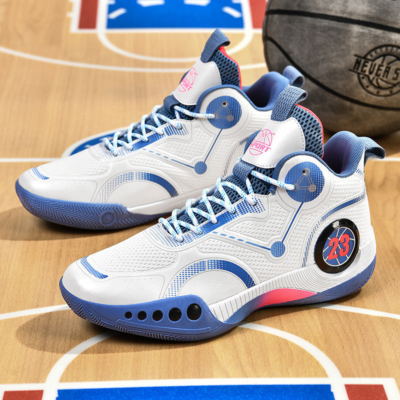 Damen Basketball-Sneaker mit hohem Schaft und rutschfester Sohle