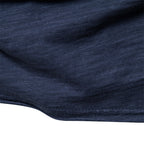 Herren nan leichtes Baumwollshirt mit Rundhalsausschnitt und schlanker Passform R&B