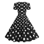 Damen Freizeitkleid mit floralem Design und schwingendem Rock R&B