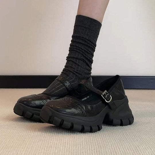 Damen Komfortable und stylische Chunky Heels R&B