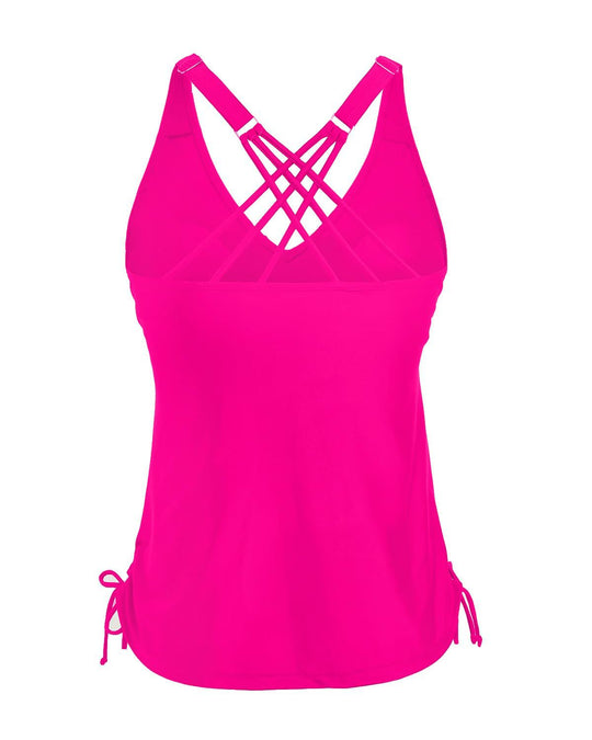 Damen Sportliches Tankini-Oberteil R&B