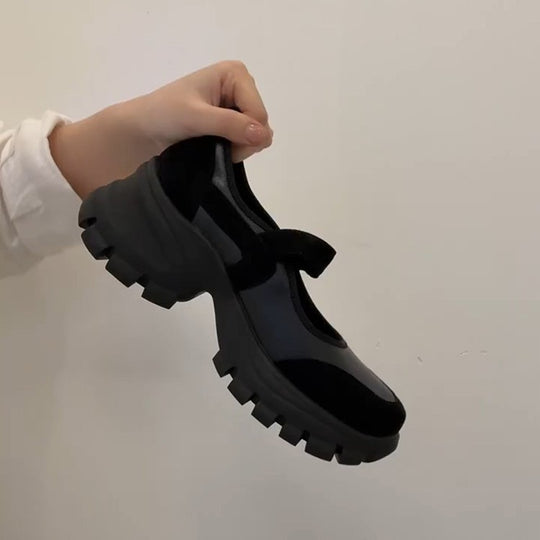 Damen Sneakers mit verstellbarem Klettverschluss und rutschfester Sohle R&B