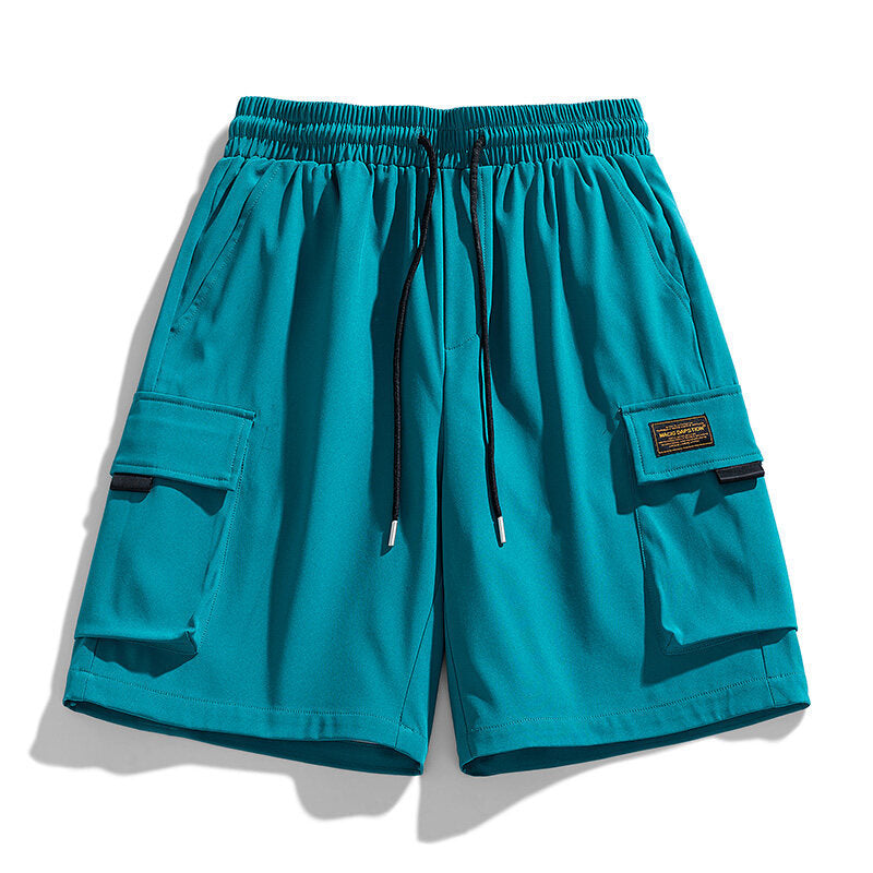 Herren Cargo-Shorts mit elastischem Bund und praktischen Taschen R&B