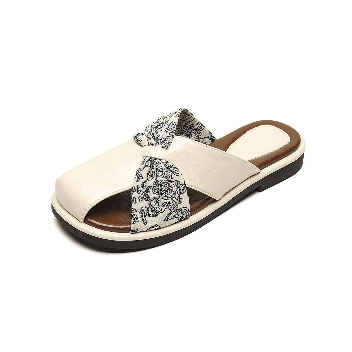 Damen Slidesandalen mit modischem Schleifendetail und komfortabler Innensohle