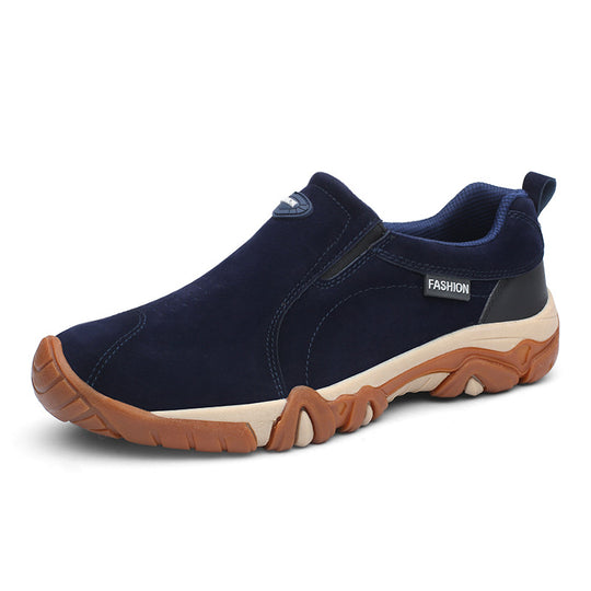 Damen bequeme Slip-On Sneakers mit atmungsaktiver Oberfläche R&B