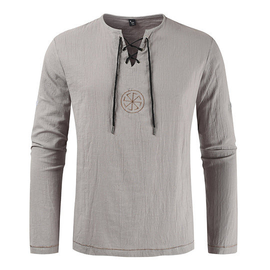 Herren tunikastil Hemd R&B