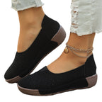 Damen Bequeme Slip-On Schuhe mit floraler Cut-Out-Optik R&B
