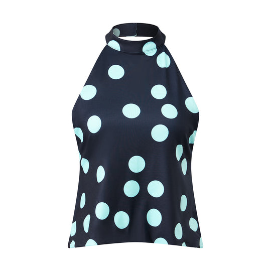 Damen Haltertop mit blühendem Design R&B