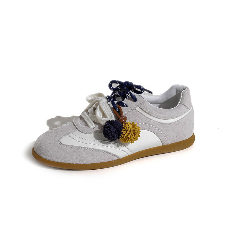 Damen Sneakers im modernen Design mit dekorativen Schnürsenkeln R&B