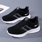Damen Leichte und atmungsaktive Laufschuhe mit flexiblem Mesh-Obermaterial