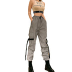 Damen Cargo-Hose mit praktischen Taschen und verstellbarem Bund R&B