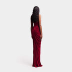 Damen Elegantes Maxikleid mit raffiniertem Rüschen-Design R&B