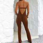 Damen Stilvolles Jumpsuit mit tailliertem Schnitt und ausgeschnittenem Detail R&B
