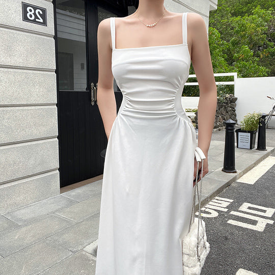 Damen Elegant geschnittenes Maxikleid mit raffinierten Rüschendetails R&B