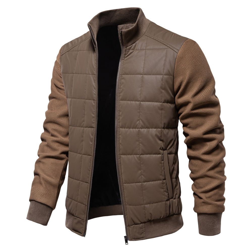 Herren Steppjacke mit sportlichen Details und praktischem Reißverschluss R&B