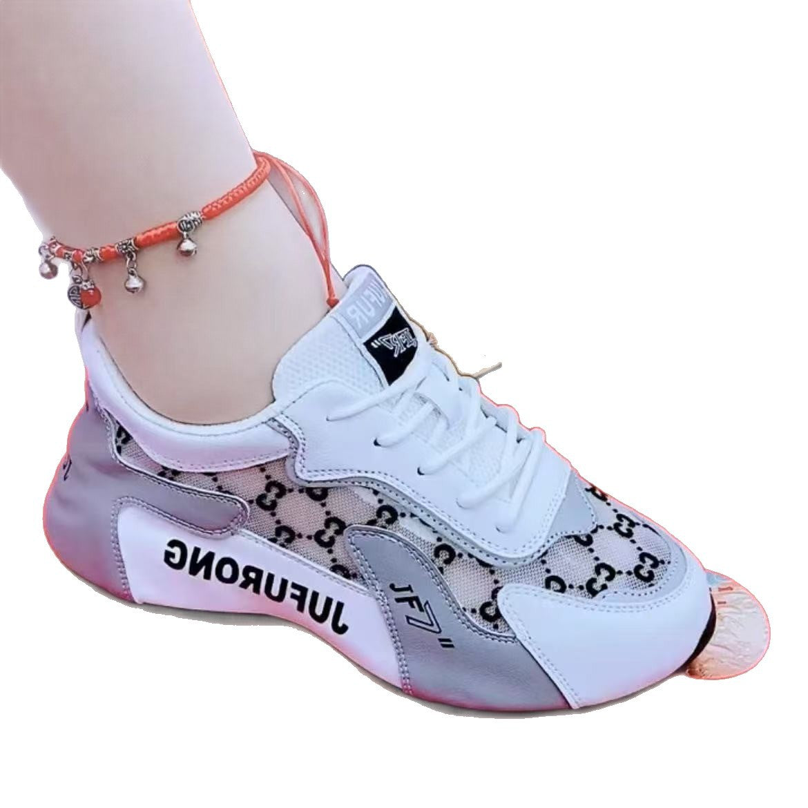 Damen Atmungsaktive Sportschuhe mit extraleichtem Mesh und rutschfester Sohle R&B