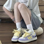 Damen sportliche Sneakers mit luftiger Mesh-Oberfläche und dämpfender Sohle