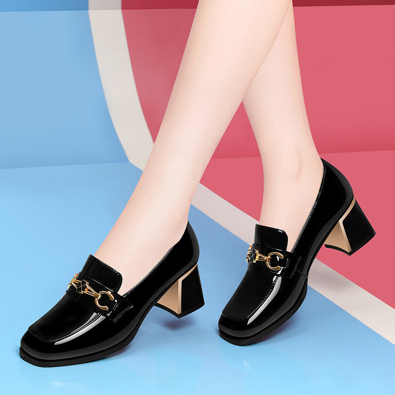 Damen Elegante und modische Pumps mit Kettenakzent R&B