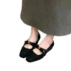 Damen Halbschuhe mit elegantem Riemen und angenehm gepolstertem Fußbett R&B