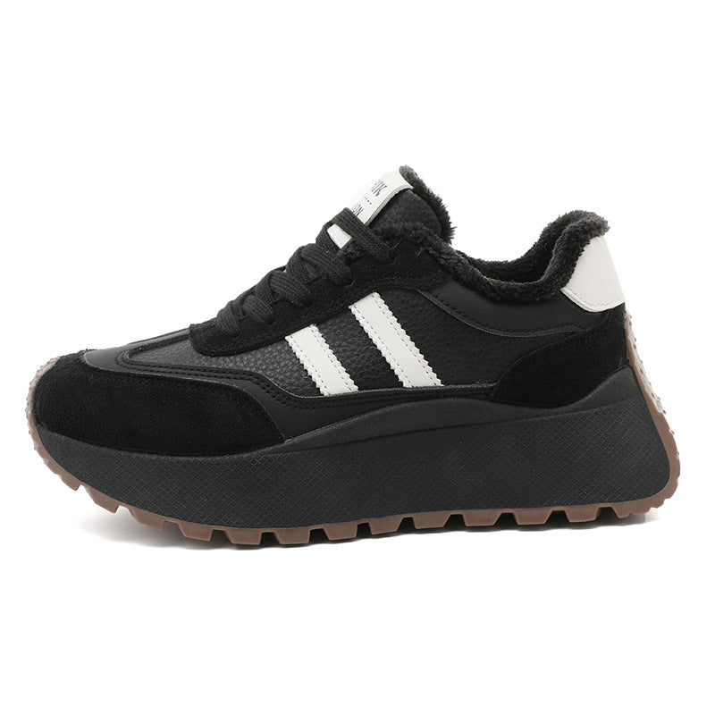 Damen Chunky Sneakers mit kuscheligem Innenfutter und rutschfester Sohle R&B