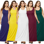 Damen figurbetontes Maxikleid mit klassischen Details R&B