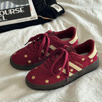 Damen Sneakers mit floralem Design und atmungsaktiver Oberfläche R&B