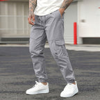 Herren Cargo-Jogginghose mit elastischem Bund und praktischen Cargotaschen R&B