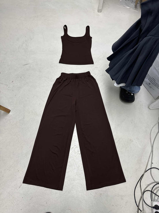Damen Set bestehend aus Top und weit geschnittenen Hosen R&B