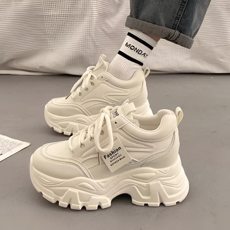 Damen Plattform Sneakers mit modischem Design und bequemer Dämpfung R&B