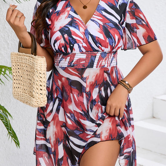 Damen luftiges Strandkleid R&B