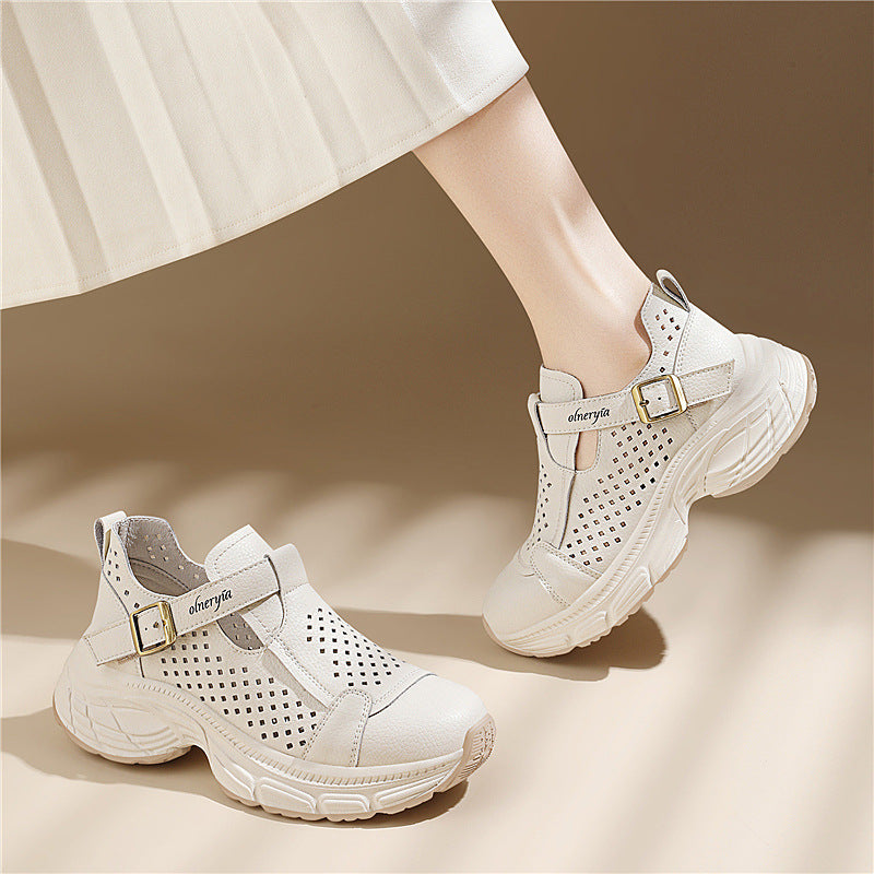 Damen Atmungsaktive Komfort-Sandalen mit verstellbarem Riemen und rutschfester Sohle R&B