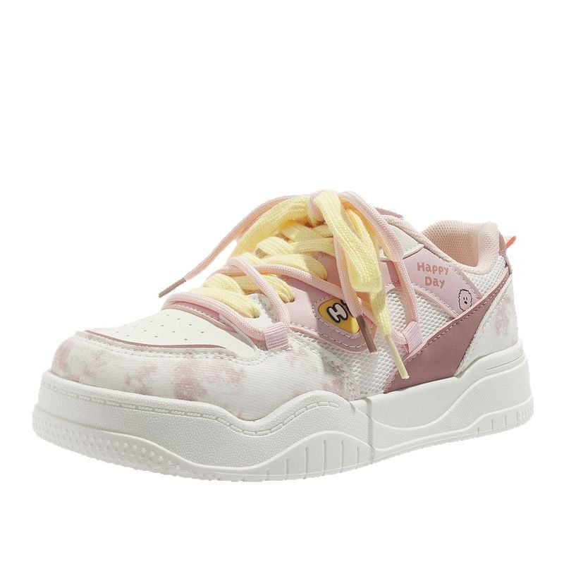 Damen Modische Sneakers mit einzigartigen Grafikelementen und flexibler Sohle