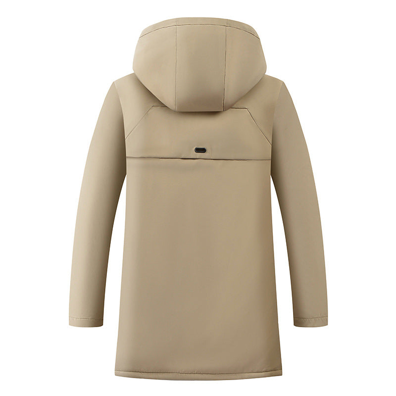 Herren modische Winterjacke mit isolierendem Futter und praktischen Reißverschlusstaschen R&B