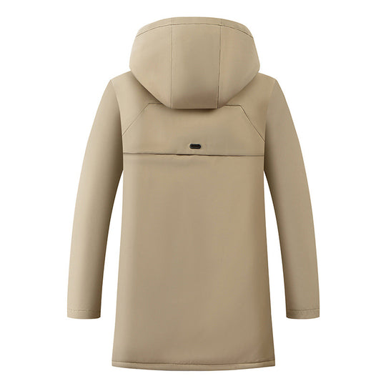 Herren modische Winterjacke mit isolierendem Futter und praktischen Reißverschlusstaschen R&B