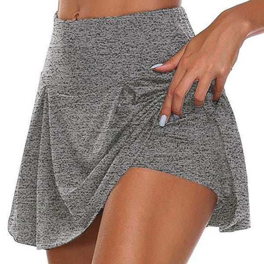 Damen sportlicher Minirock mit hoher Taille und Bewegungskomfort R&B