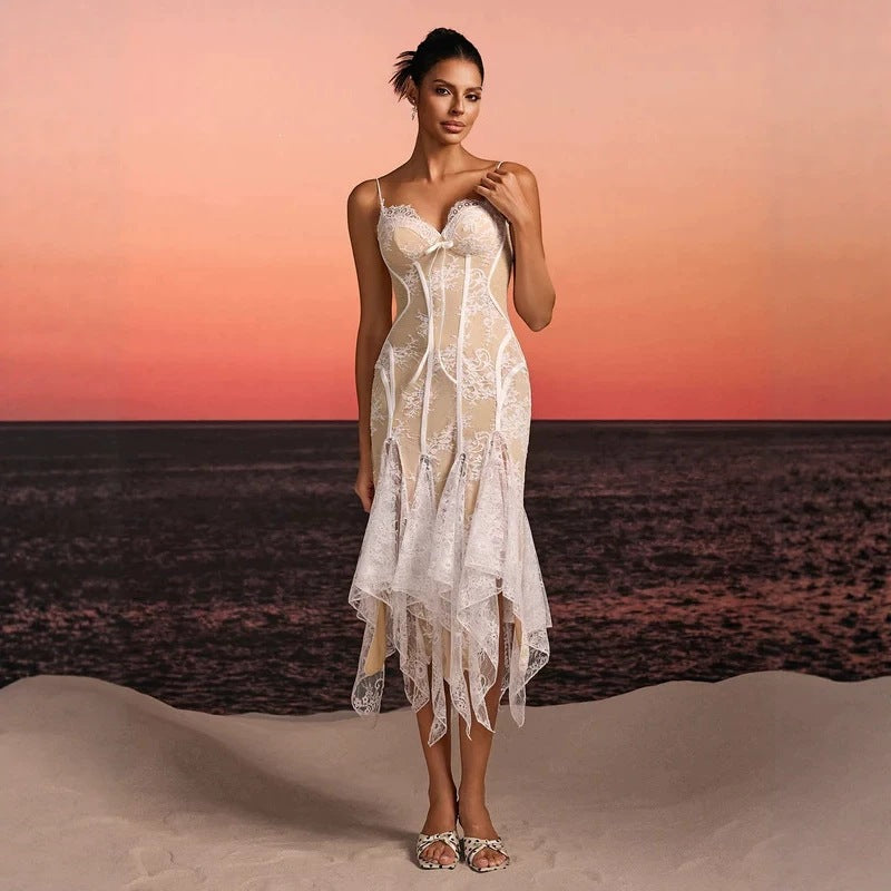Damen Spitzen-Corsage mit verführerischen Details R&B