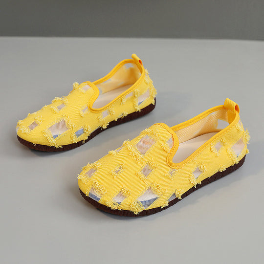 Damen Slip-On Hausschuhe mit atmungsaktiver Obermaterialstruktur und flexibler Sohle R&B