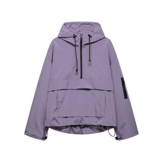 Damen leichte Anorakjacke mit praktischen Taschen R&B