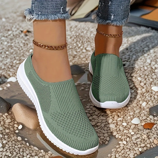 Damen Stretch-Freizeitschuhe mit rutschfester Sohle R&B