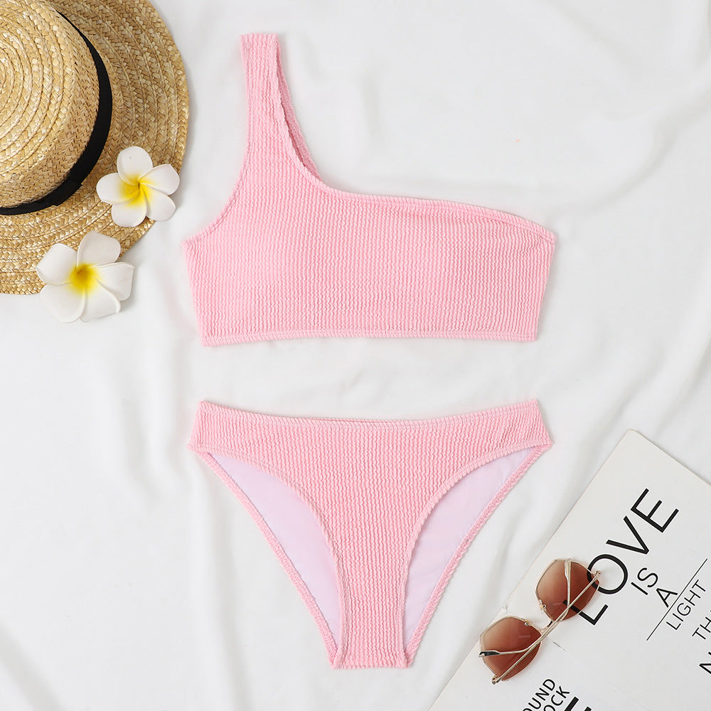 Damen Triangel-Bikini mit asymmetrischem Schnitt und aufregendem Design R&B