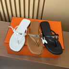 Damen Elegante Flip-Flops mit glänzenden Akzenten R&B