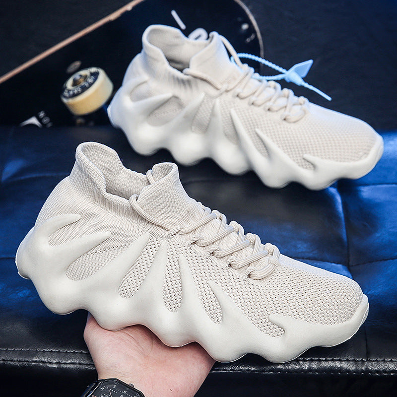 Damen atmungsaktive Freizeitsneaker mit elastischem Kragen und innovativem Sohlen-Design R&B